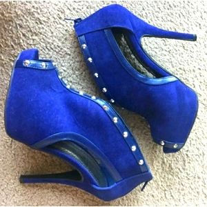 Dollhouse Peep Toe Booties